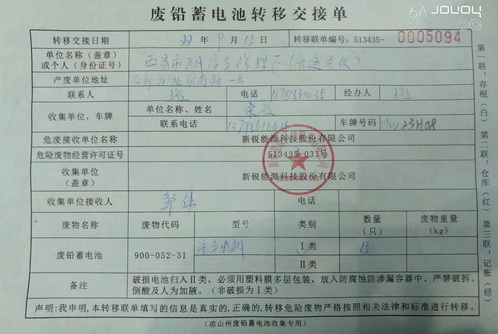 西昌市飞月汽车修理厂危险废物信息公示